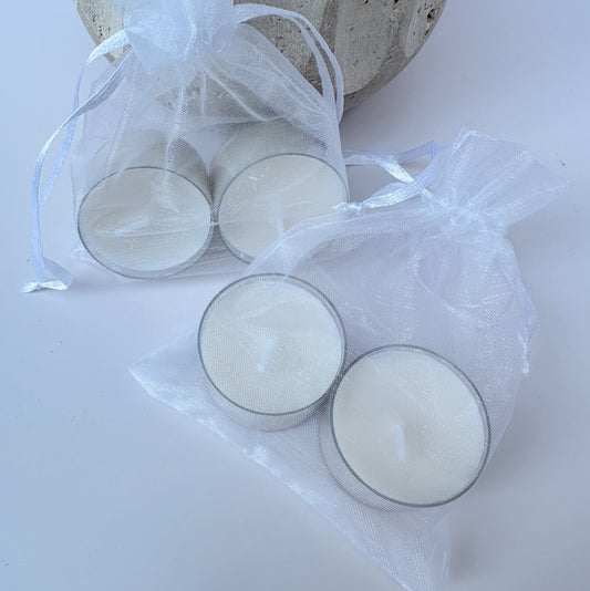 Tea Light Candles | 1.5" Clear Tea Light Candles